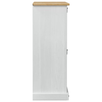 Mobile per scarpe Corona Bianco 99 x 32 x 85 cm Pino massello | homemem39