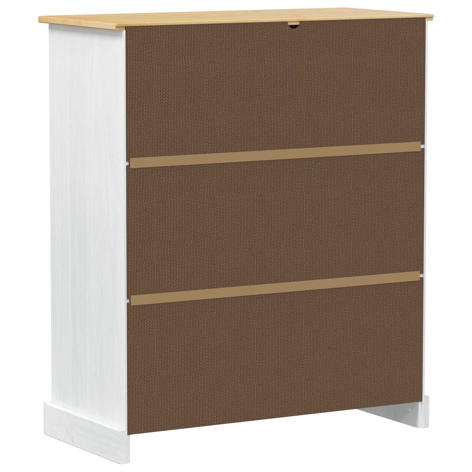 Mobile per vino Bianco 97 x 45 x 114 cm Pino massello | homemem39