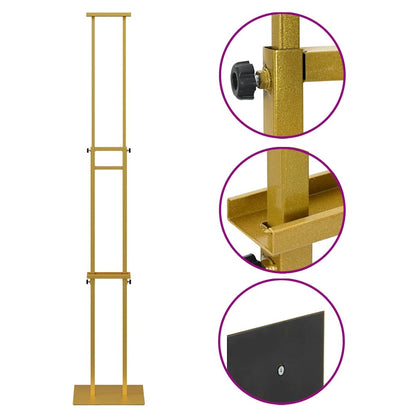 Espositori per Fiere Oro 30 x 23,5 x 210 cm Acciaio | homemem39