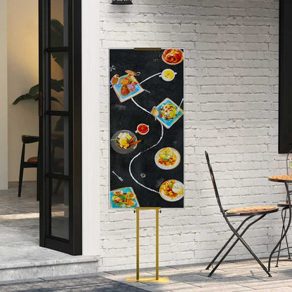 Espositori per Fiere Oro 30 x 23,5 x 210 cm Acciaio | homemem39