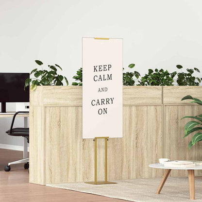 Espositori per Fiere Oro 30 x 23,5 x 210 cm Acciaio | homemem39