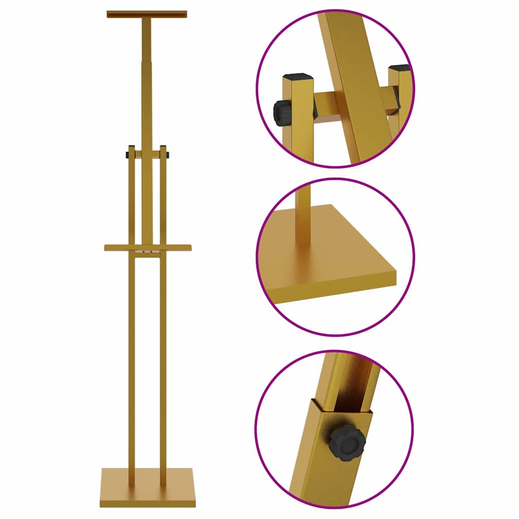 Espositori per Fiere Oro 26,5 x 26,5 x 150 cm Acciaio | homemem39