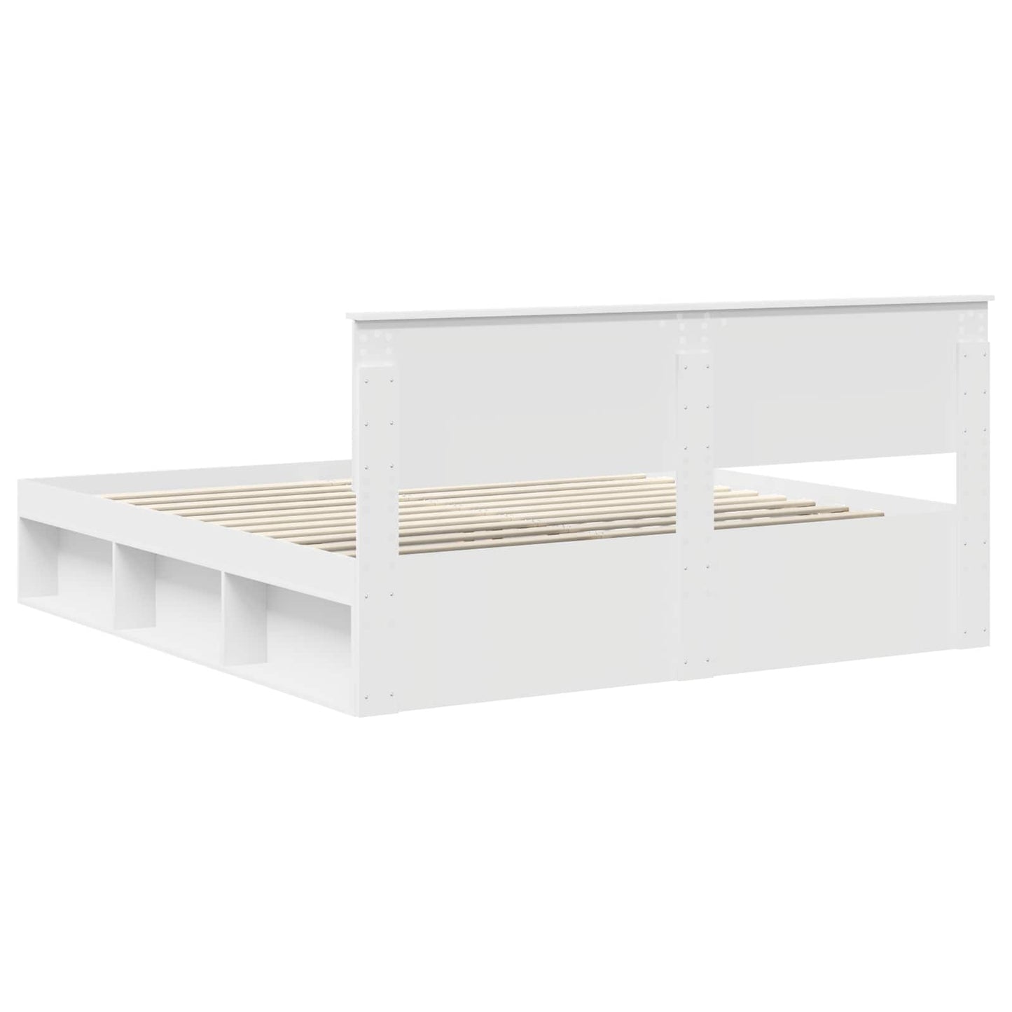 Struttura del letto Bianco 180 x 200 cm Legno multistrato | homemem39