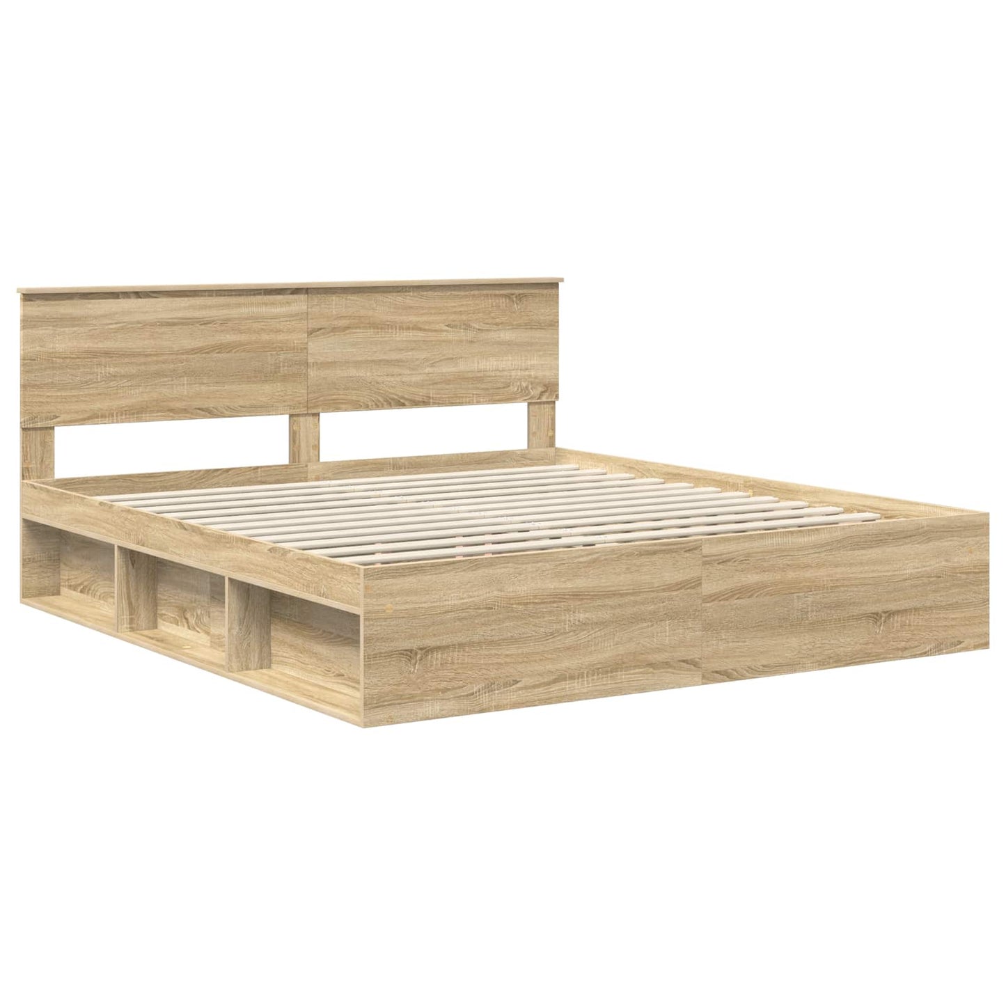 Struttura del letto Sonoma 180 x 200 cm Legno multistrato | homemem39