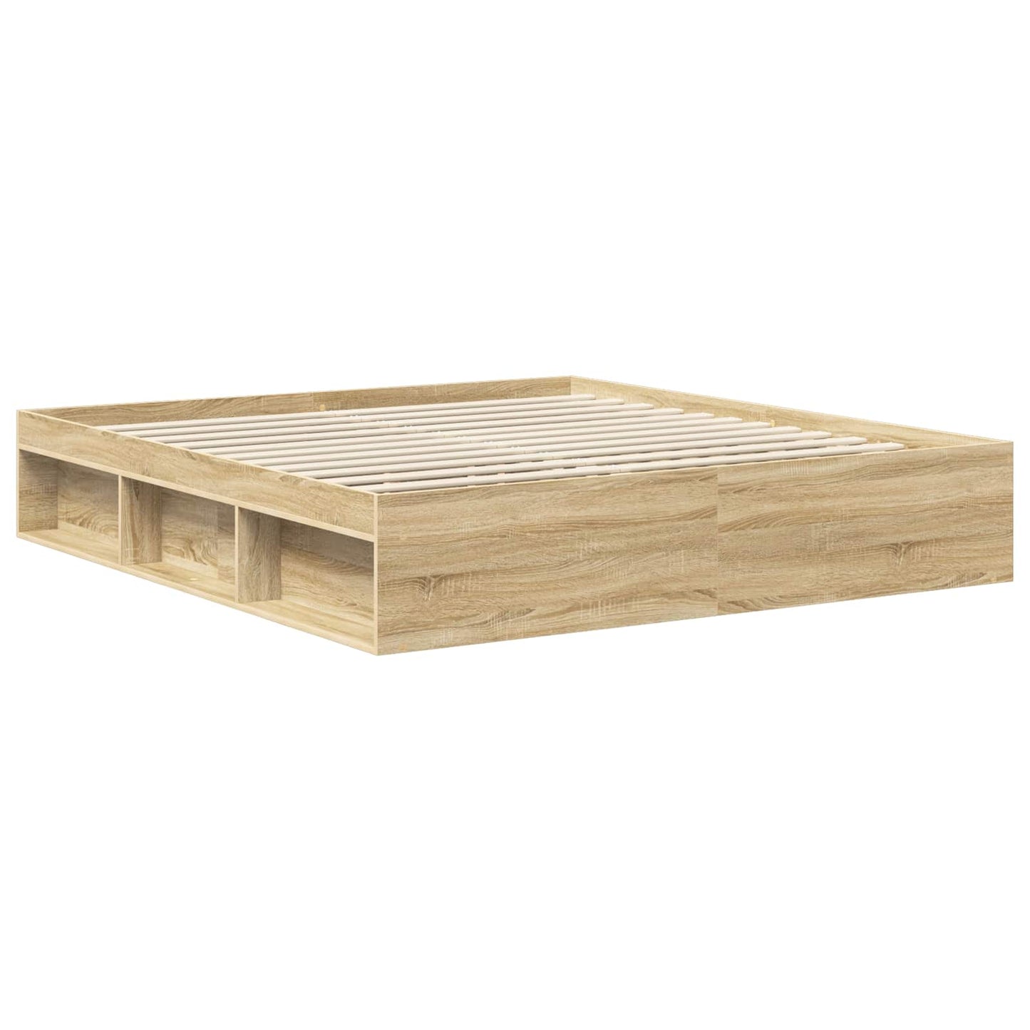 Struttura del letto Sonoma 180 x 200 cm Legno multistrato | homemem39