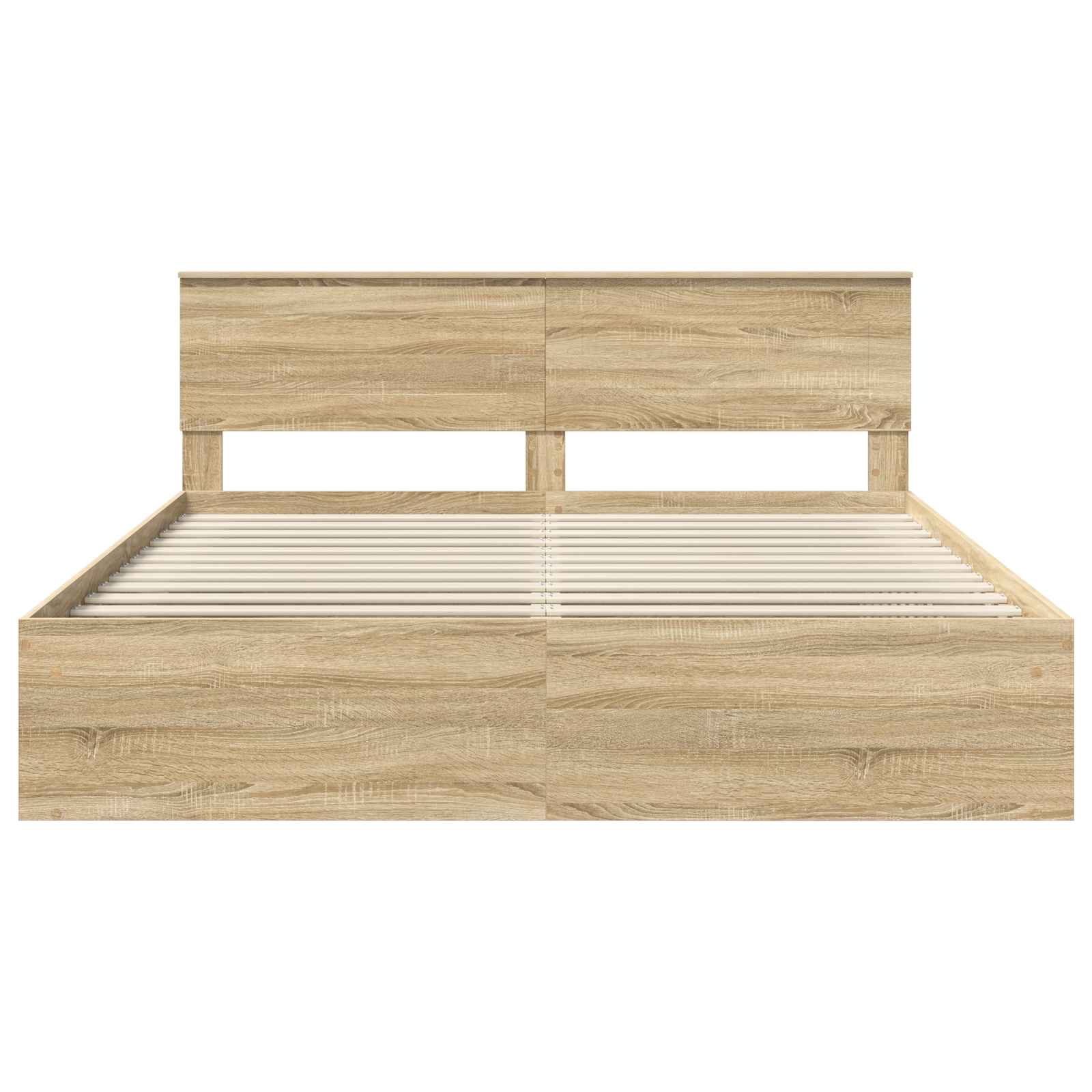 Struttura del letto Sonoma 180 x 200 cm Legno multistrato | homemem39