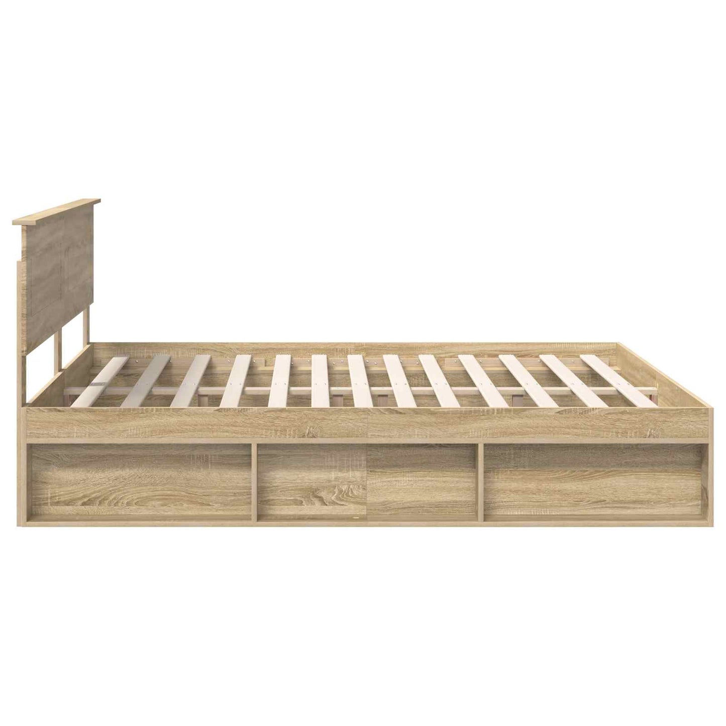 Struttura del letto Sonoma 180 x 200 cm Legno multistrato | homemem39