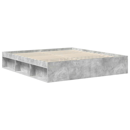 Struttura del letto Calcestruzzo 180 x 200 cm Legno multistrato | homemem39