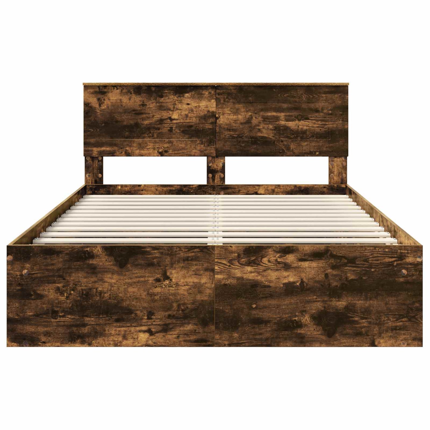 Struttura del letto Rovere fumé 150 x 200 cm Legno multistrato | homemem39