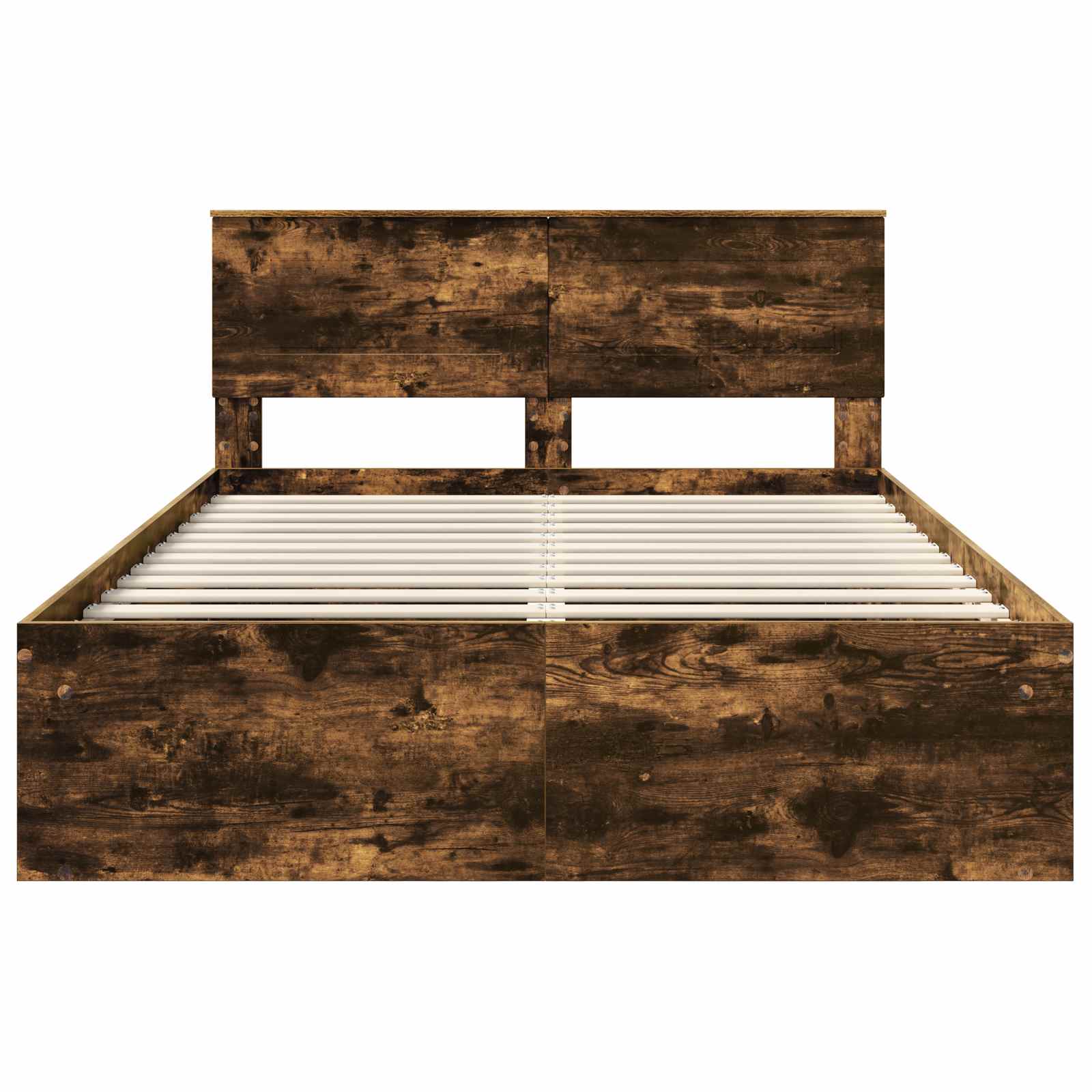 Struttura del letto Rovere fumé 150 x 200 cm Legno multistrato | homemem39
