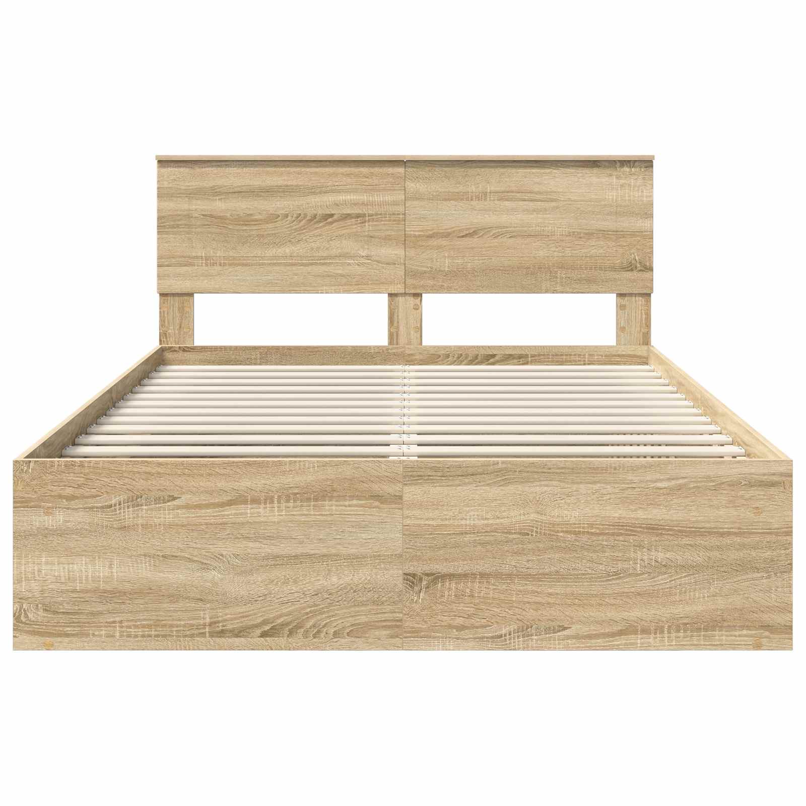 Struttura del letto Sonoma 140 x 200 cm Legno multistrato | homemem39