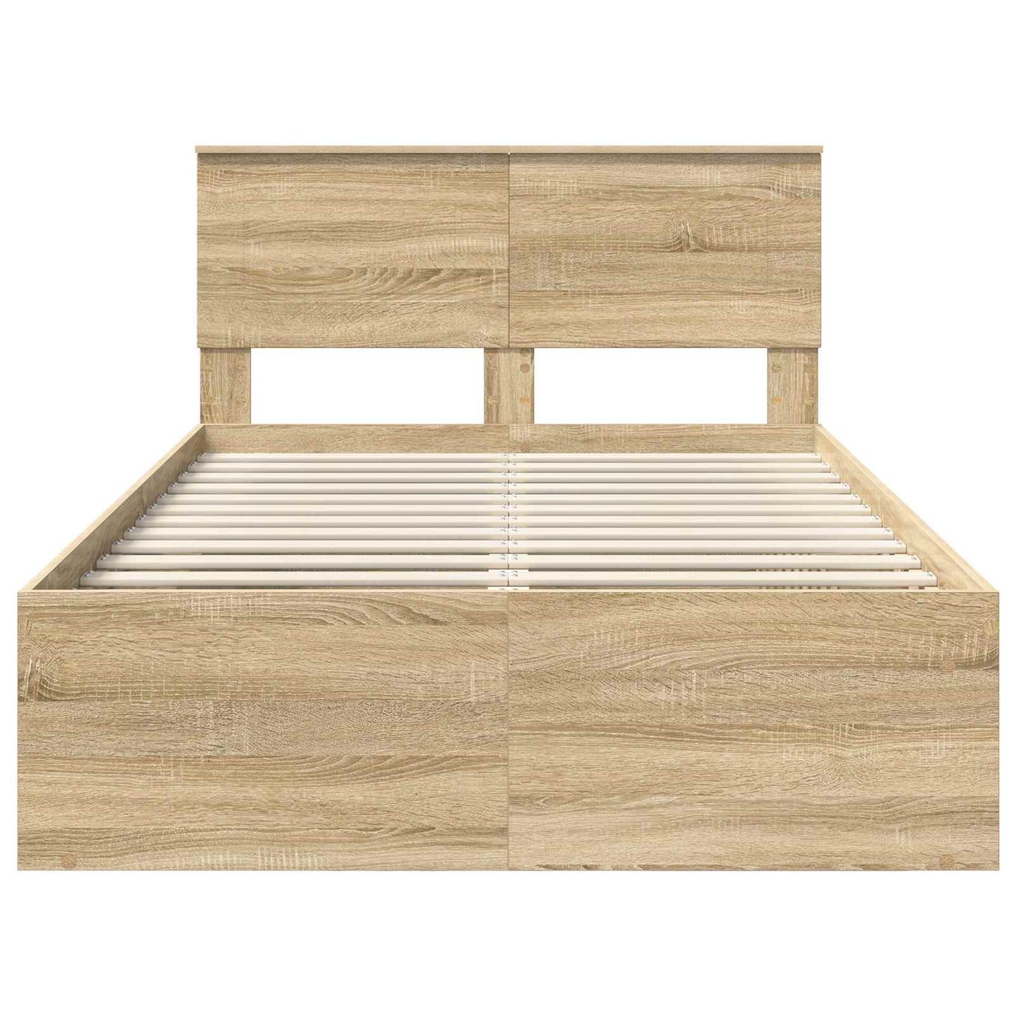Struttura del letto Sonoma 120 x 190 cm Legno multistrato | homemem39