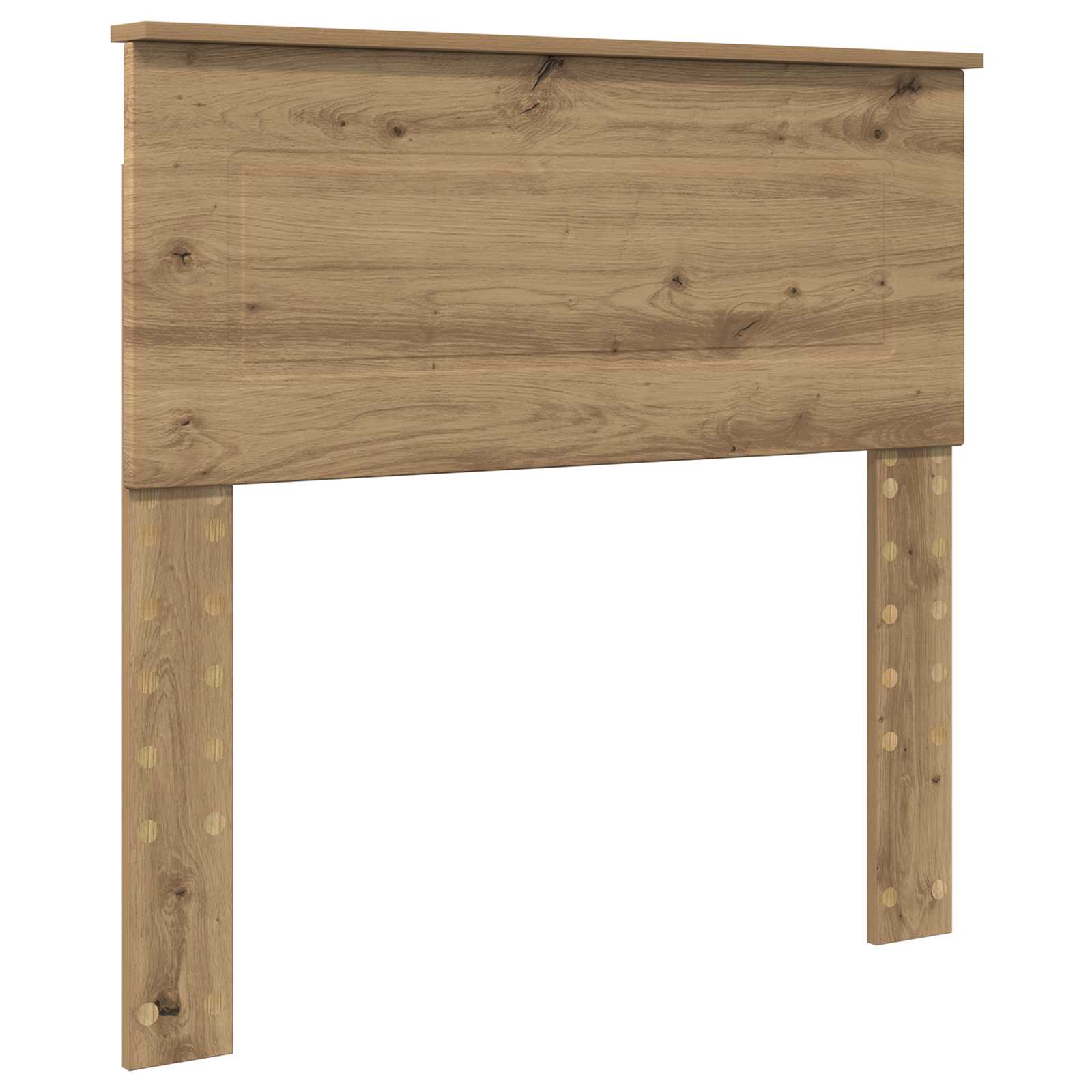 Struttura del letto con testiera Rovere Artigianale 90 x 200 cm | homemem39