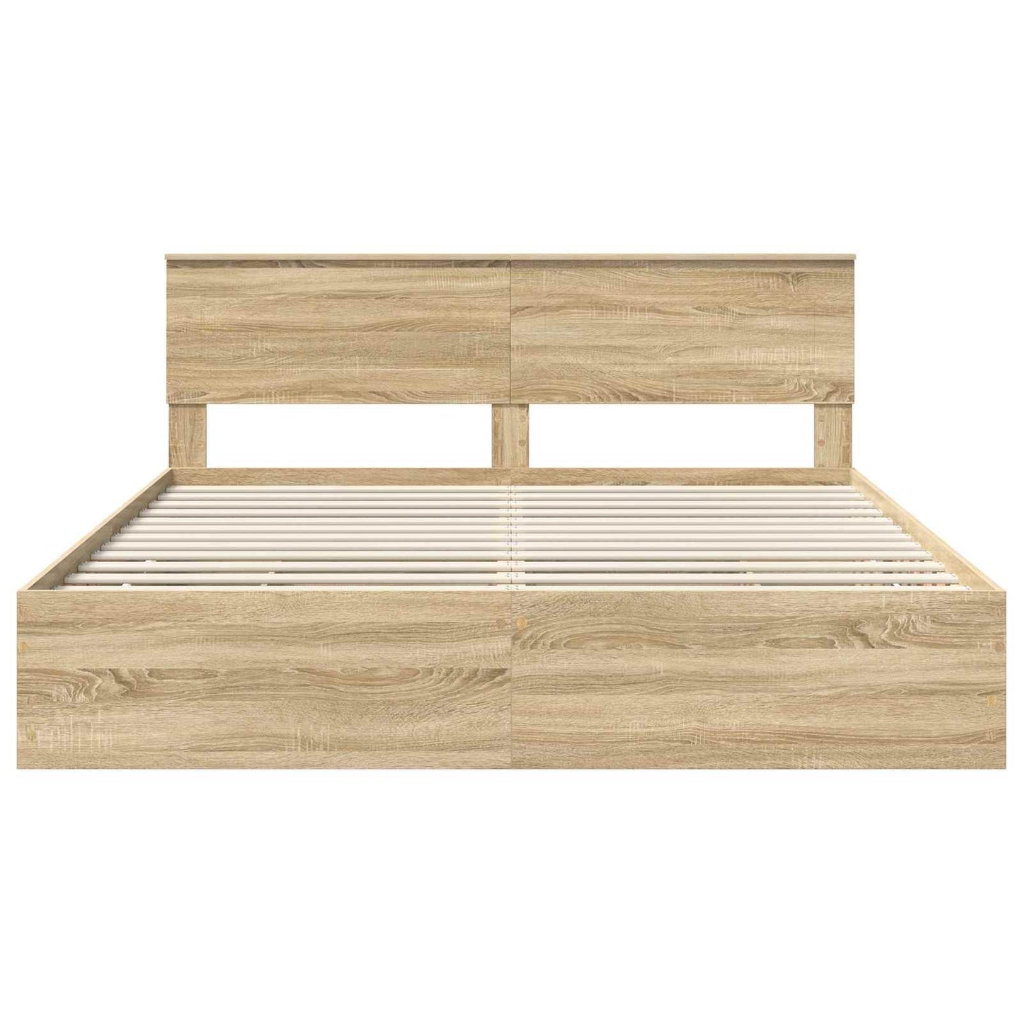 Struttura del letto con cassetto Rovere Sonoma 200 x 200 cm | homemem39