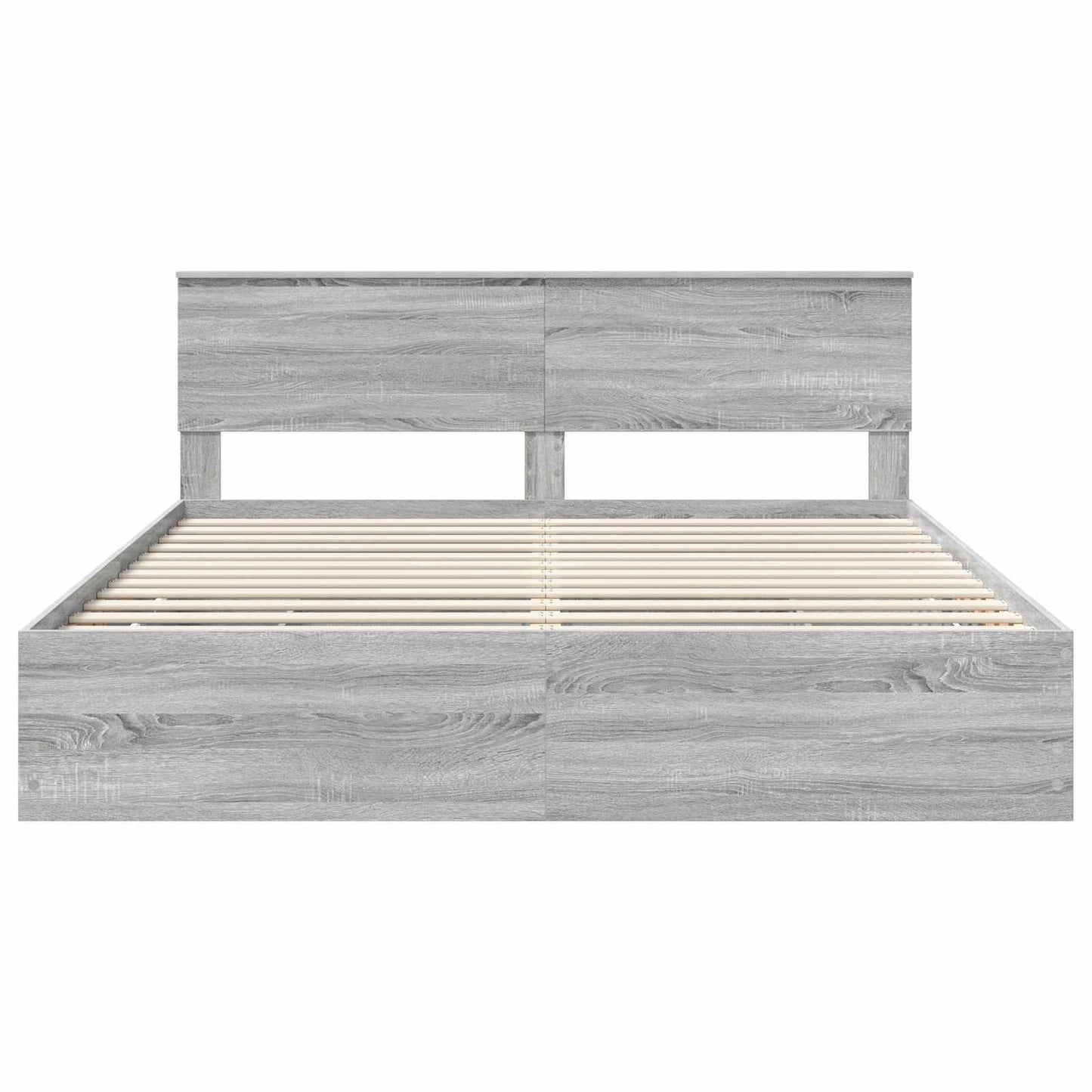 Struttura del letto con cassetto Grigio Sonoma 180 x 200 cm