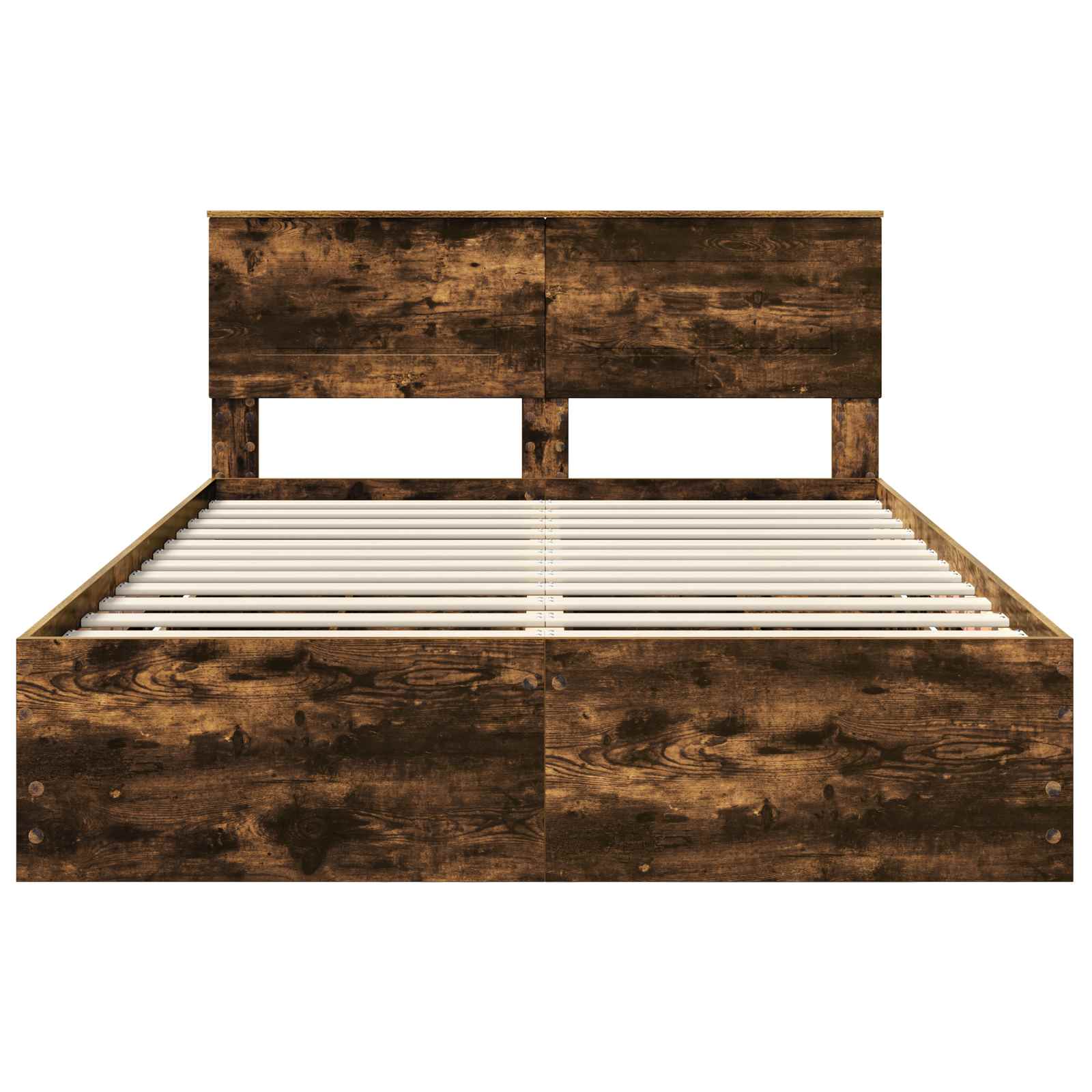 Struttura del letto con cassetto Rovere fumé 160 x 200 cm | homemem39