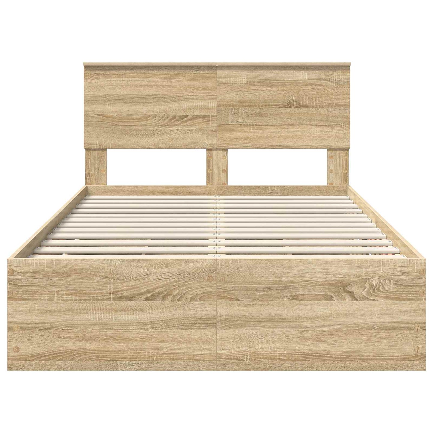 Struttura del letto con cassetto Rovere Sonoma 120 x 190 cm | homemem39