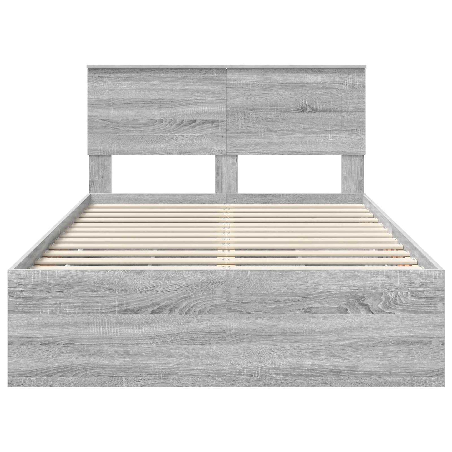 Struttura del letto con cassetto Grigio Sonoma 120 x 200 cm