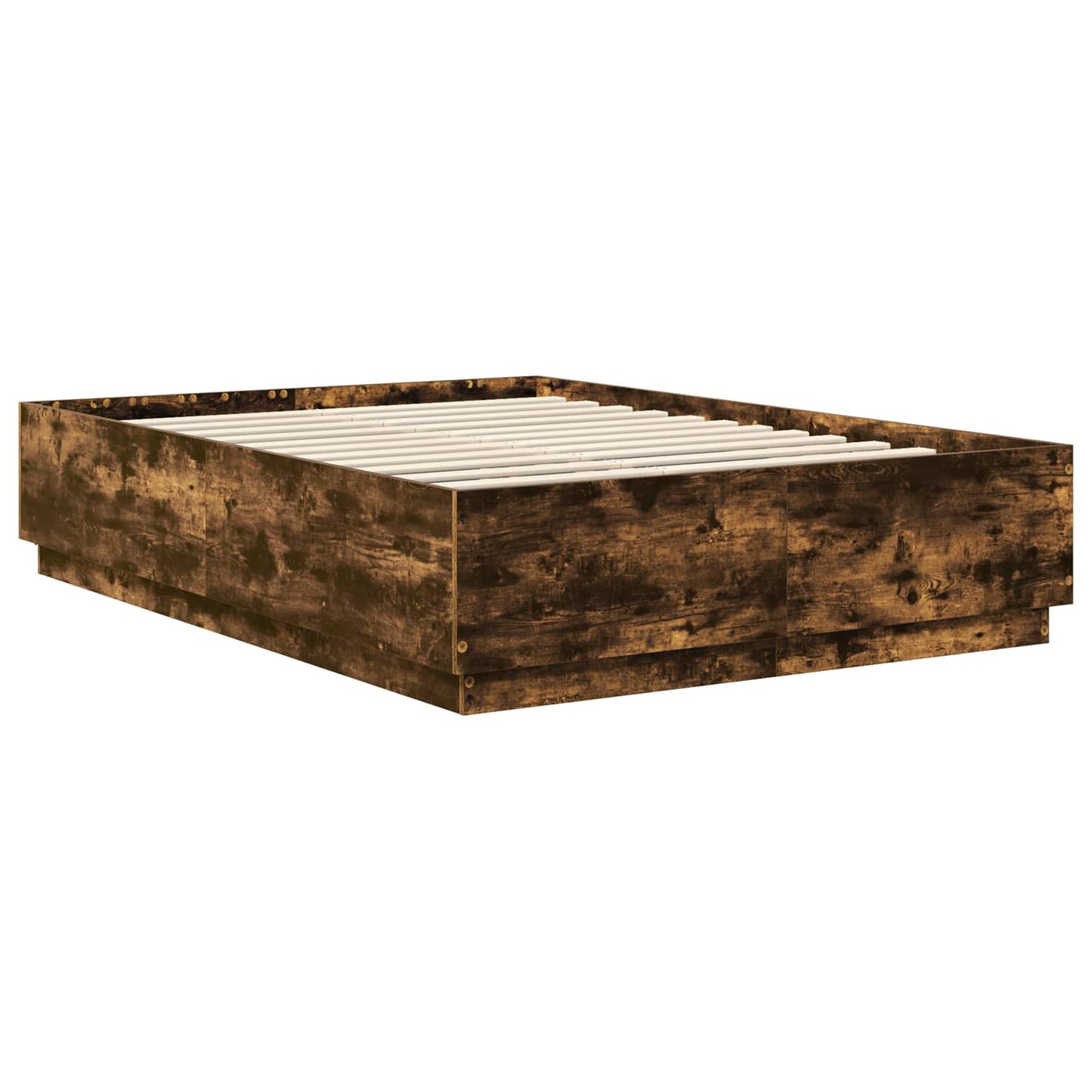 Struttura del letto Rovere fumé 140 x 200 cm Legno multistrato