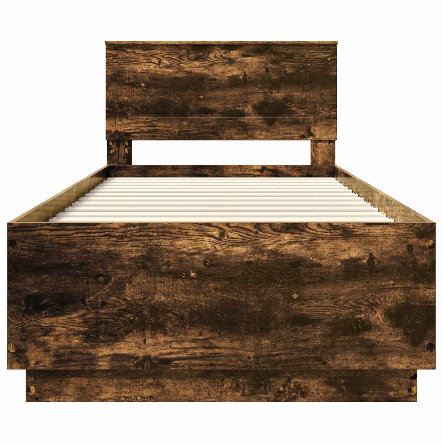 Struttura del letto Rovere fumé 100 x 200 cm Legno multistrato