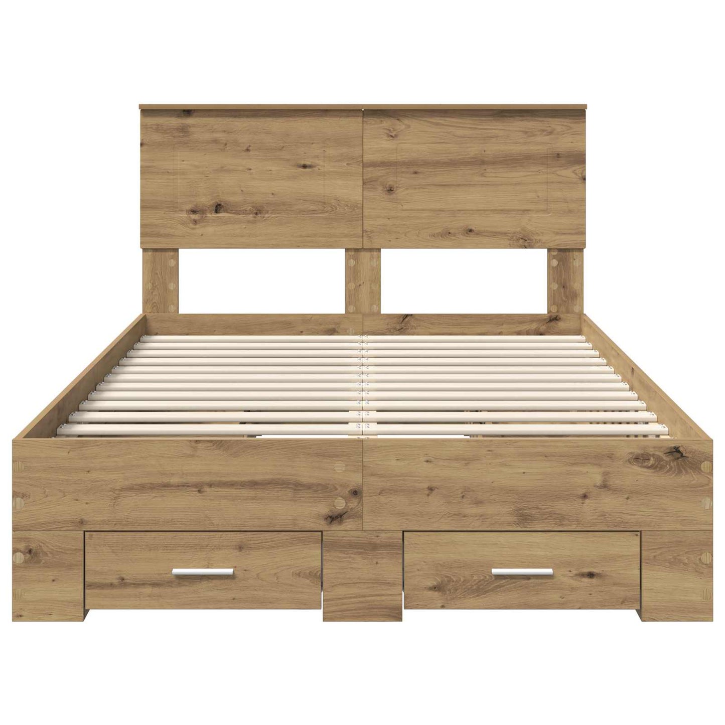 Struttura del letto Rovere artigianale 120 x 190 cm | homemem39