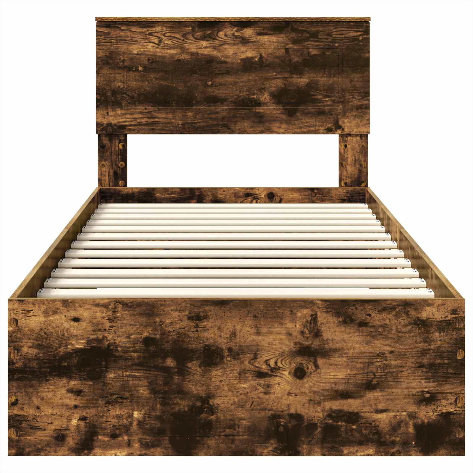 Struttura del letto Rovere fumé 90 x 190 cm Legno multistrato | homemem39