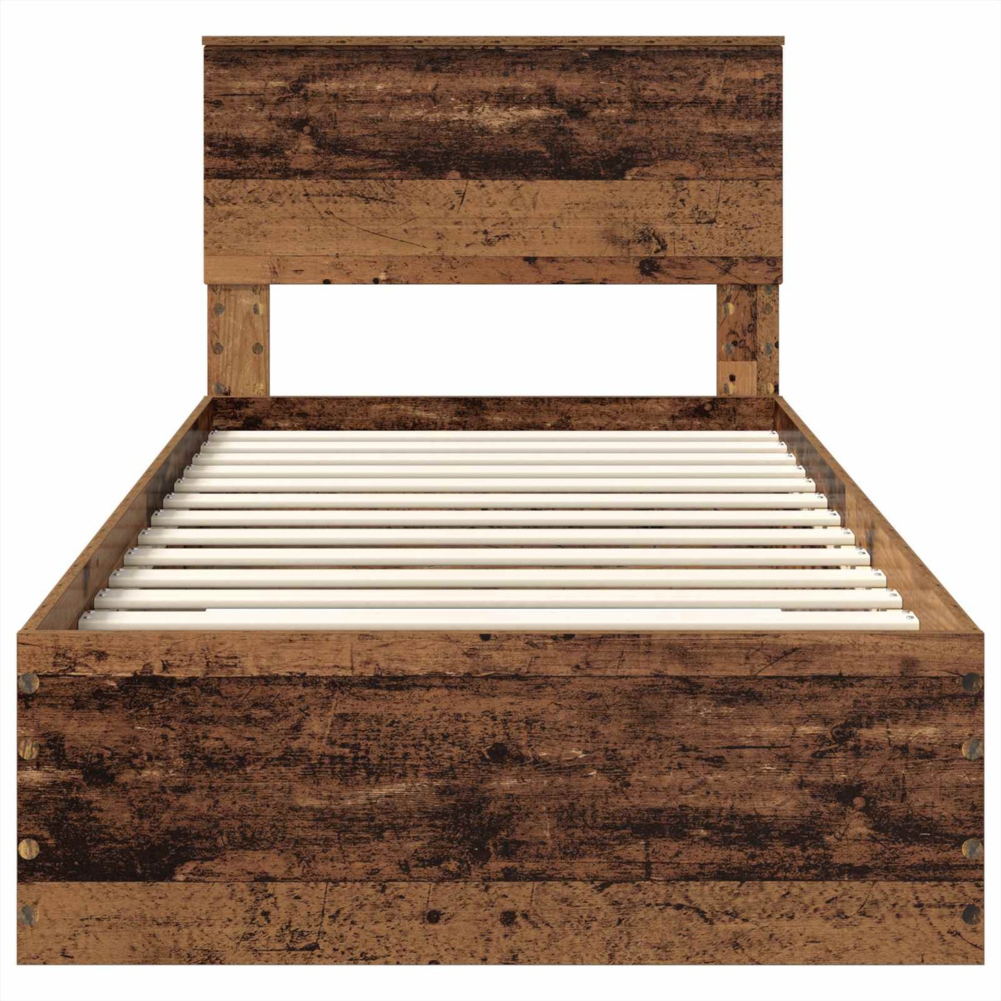Struttura del letto Legno vecchio 90 x 190 cm Legno multistrato | homemem39