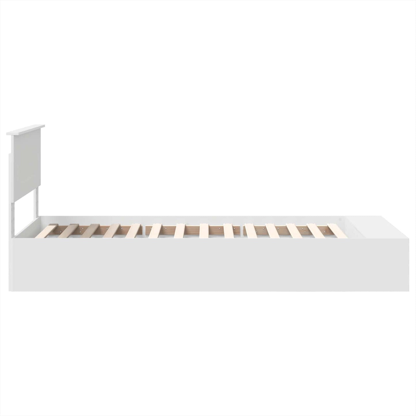 Struttura del letto Bianco 100 x 200 cm Legno multistrato