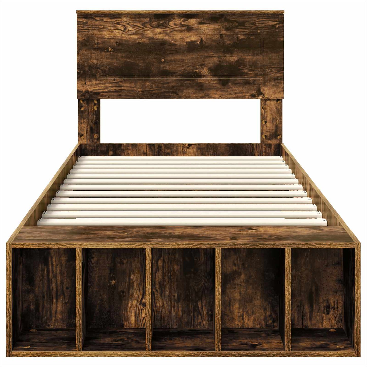 Struttura del letto Rovere fumé 90 x 190 cm Legno multistrato