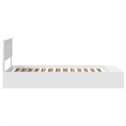 Struttura del letto Bianco 75 x 190 cm Legno multistrato