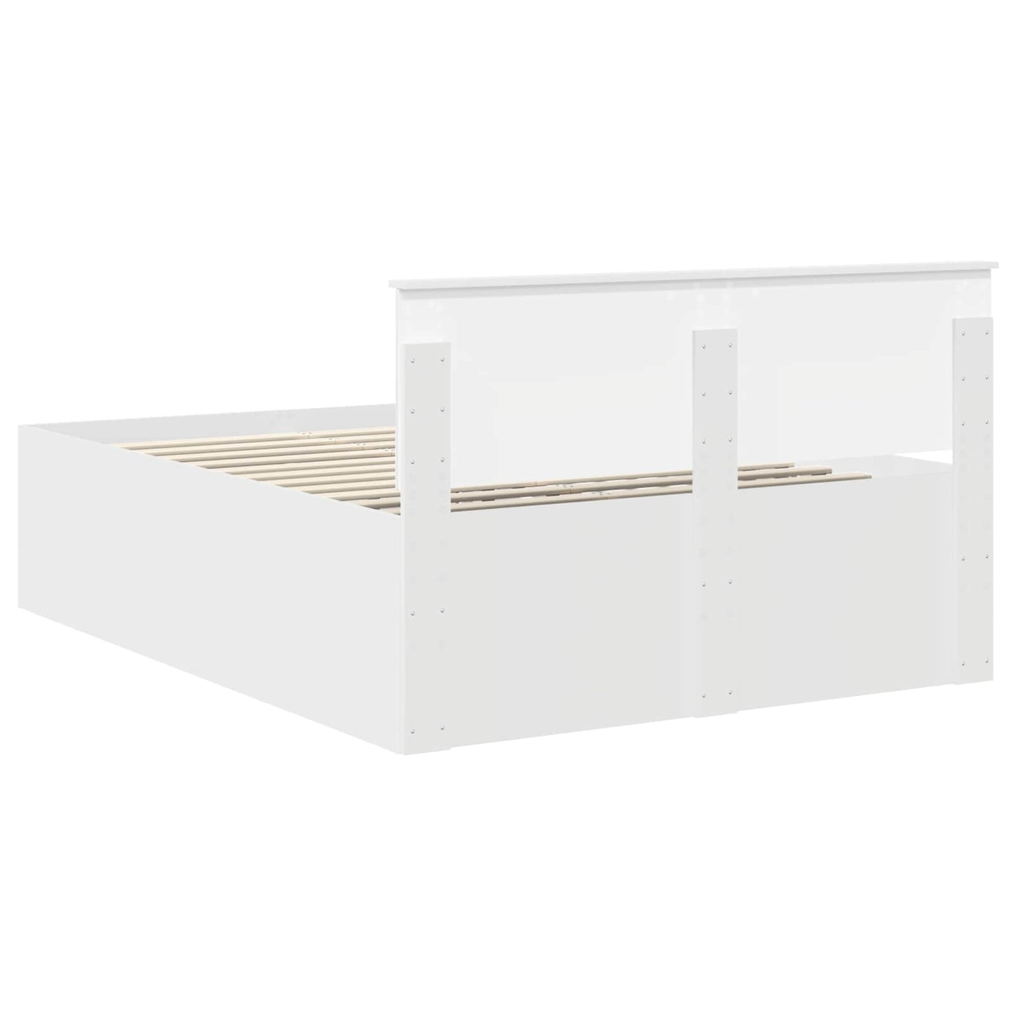 Struttura del letto Bianco 150 x 200 cm Legno multistrato