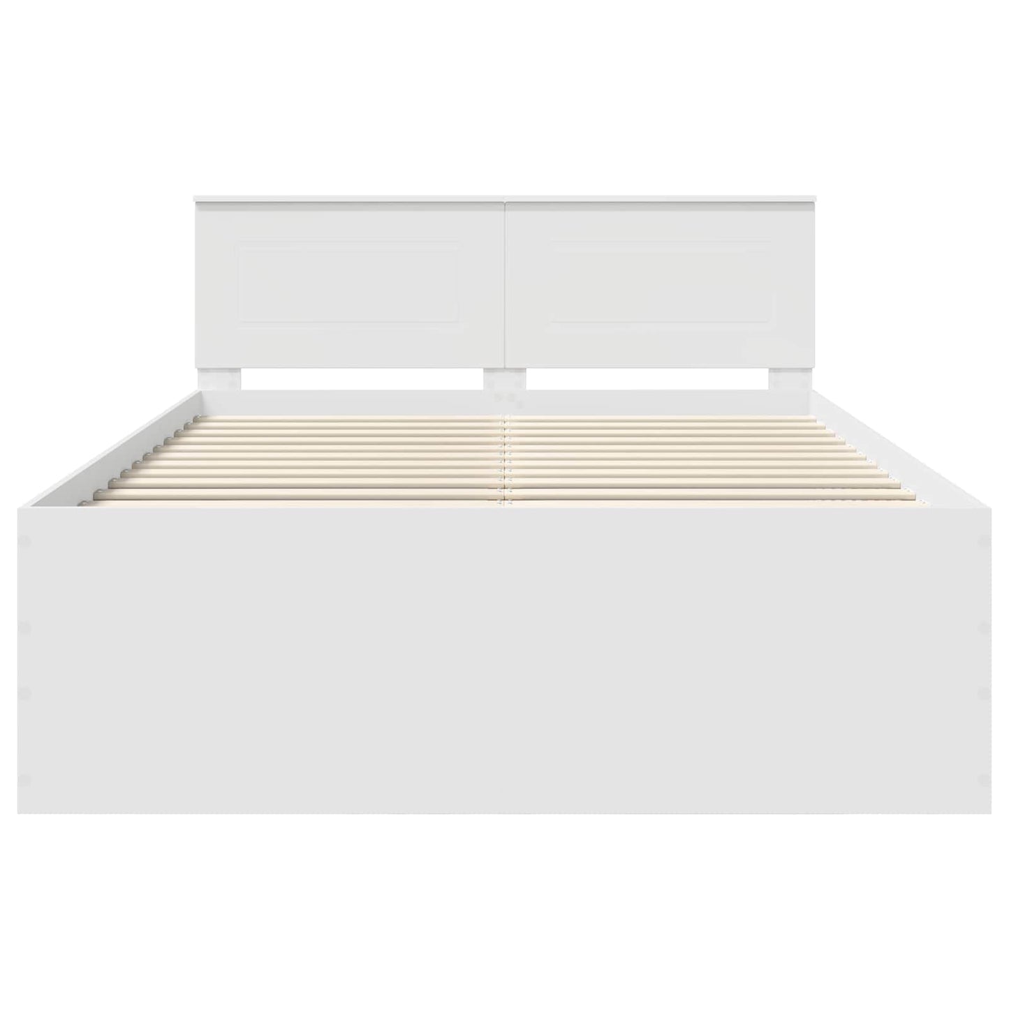 Struttura del letto Bianco 150 x 200 cm Legno multistrato