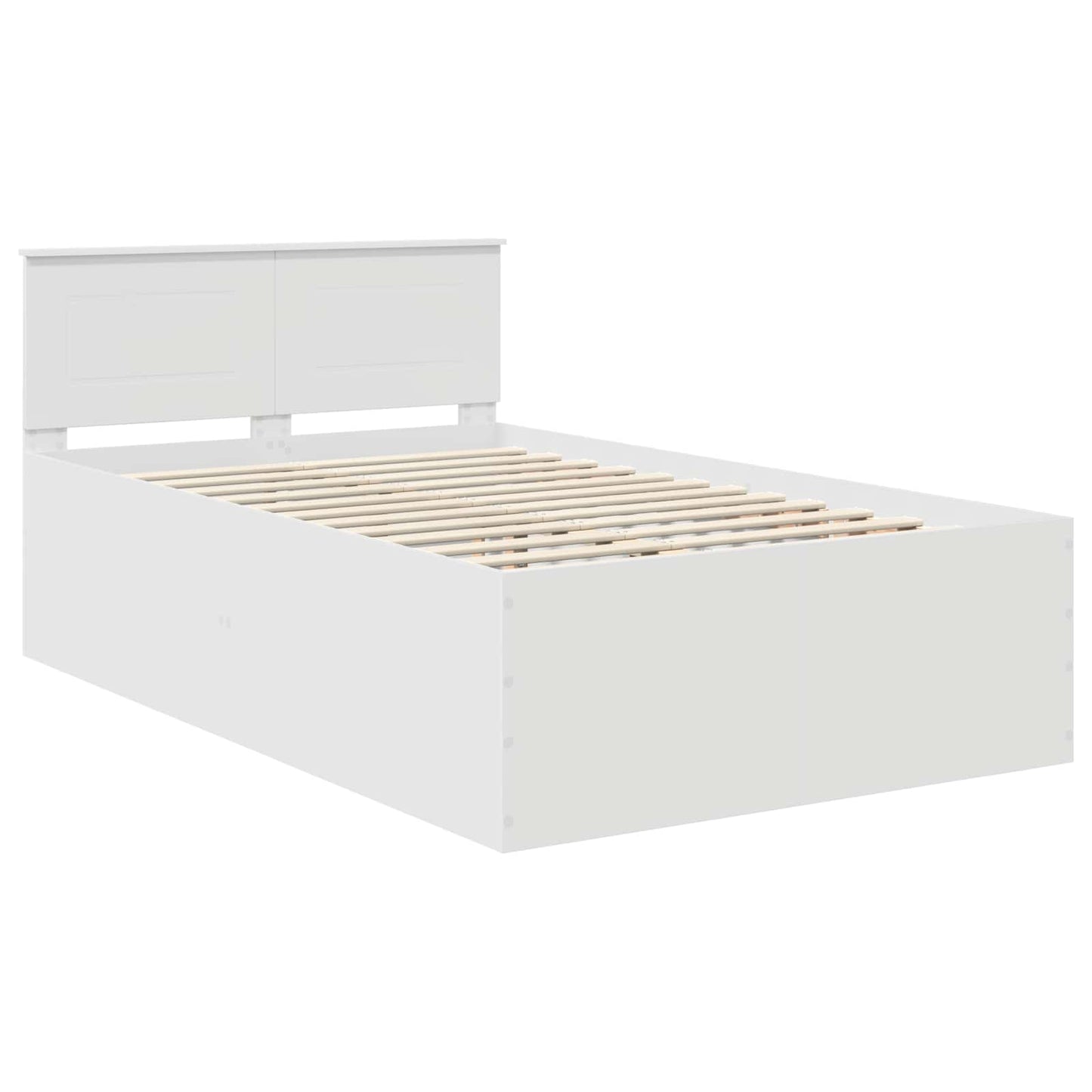 Struttura del letto Bianco 120 x 190 cm Legno multistrato