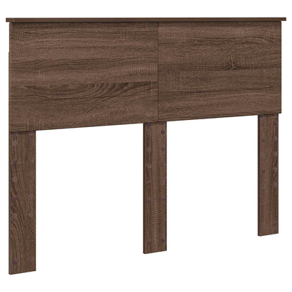 Struttura del letto con testiera Rovere Marrone 120 x 190 cm