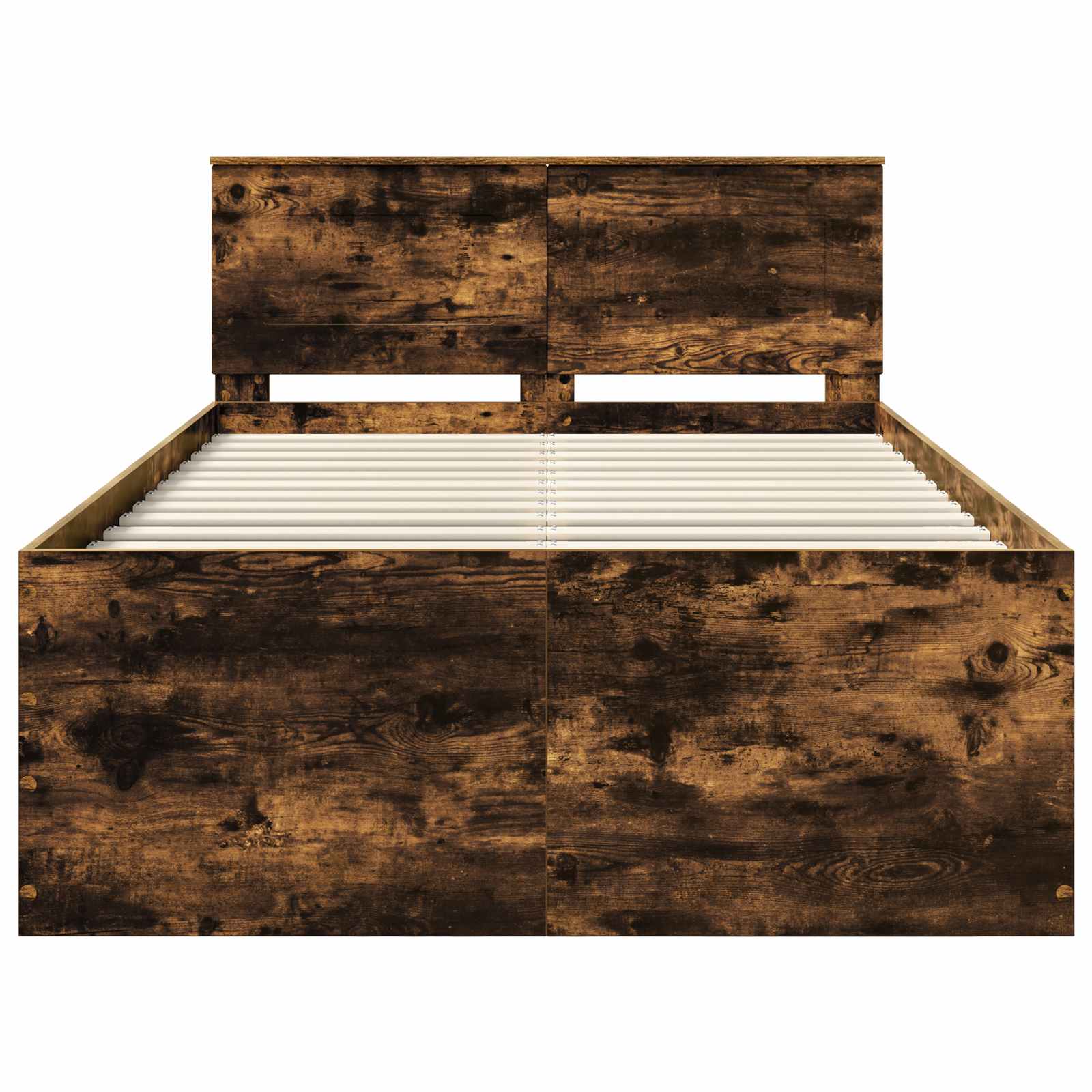 Struttura del letto Rovere fumé 120 x 200 cm Legno multistrato | homemem39