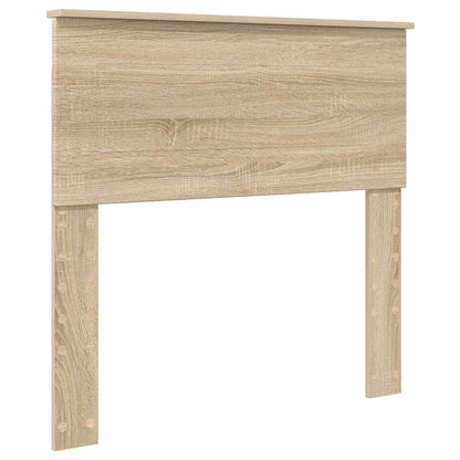Struttura del letto con testiera Rovere Sonoma 120 x 200 cm | homemem39