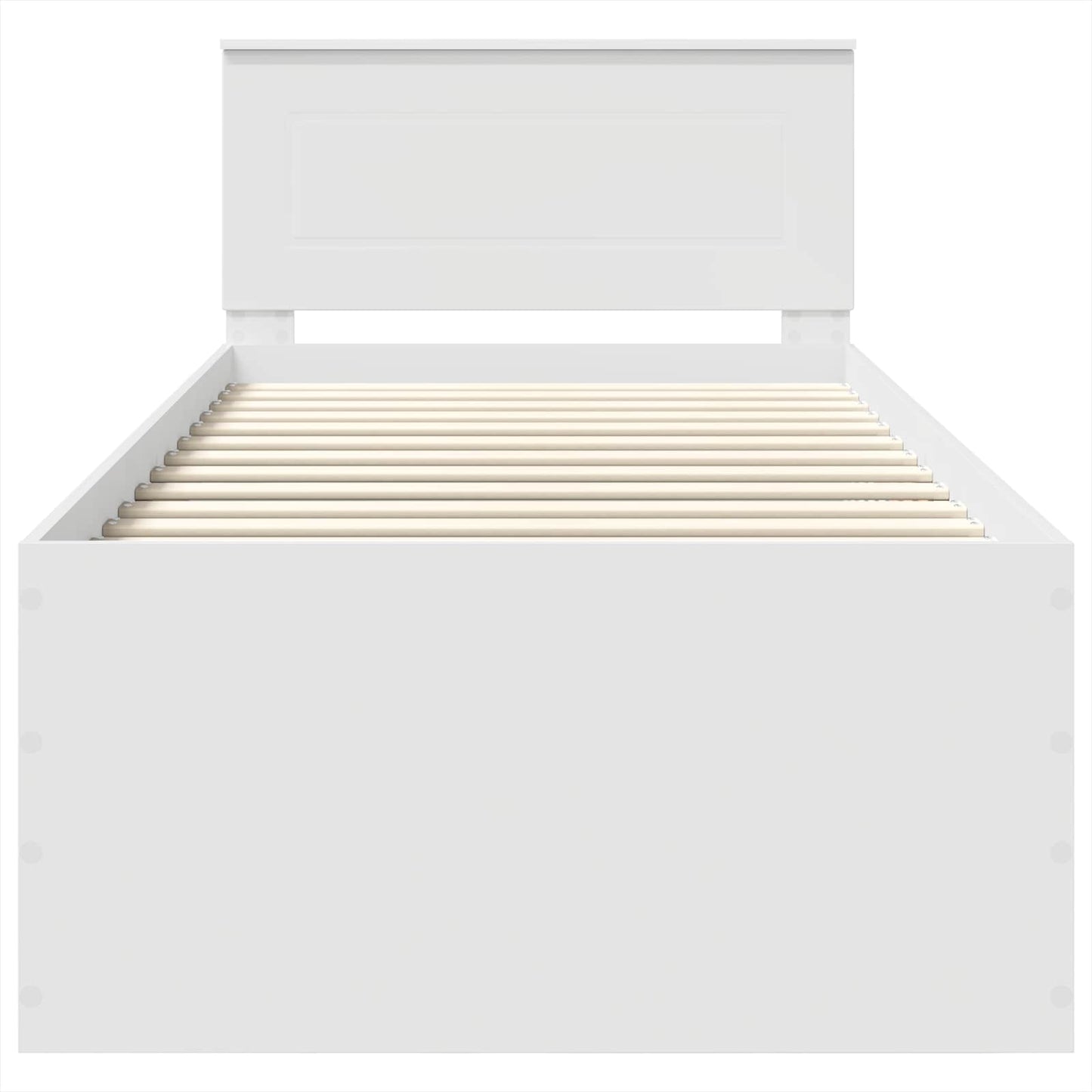 Struttura del letto Bianco 90 x 200 cm Legno multistrato