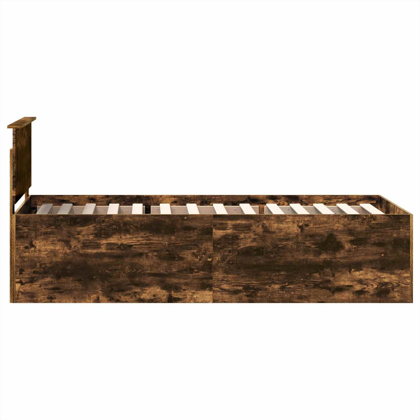 Struttura del letto Rovere fumé 75 x 190 cm Legno multistrato