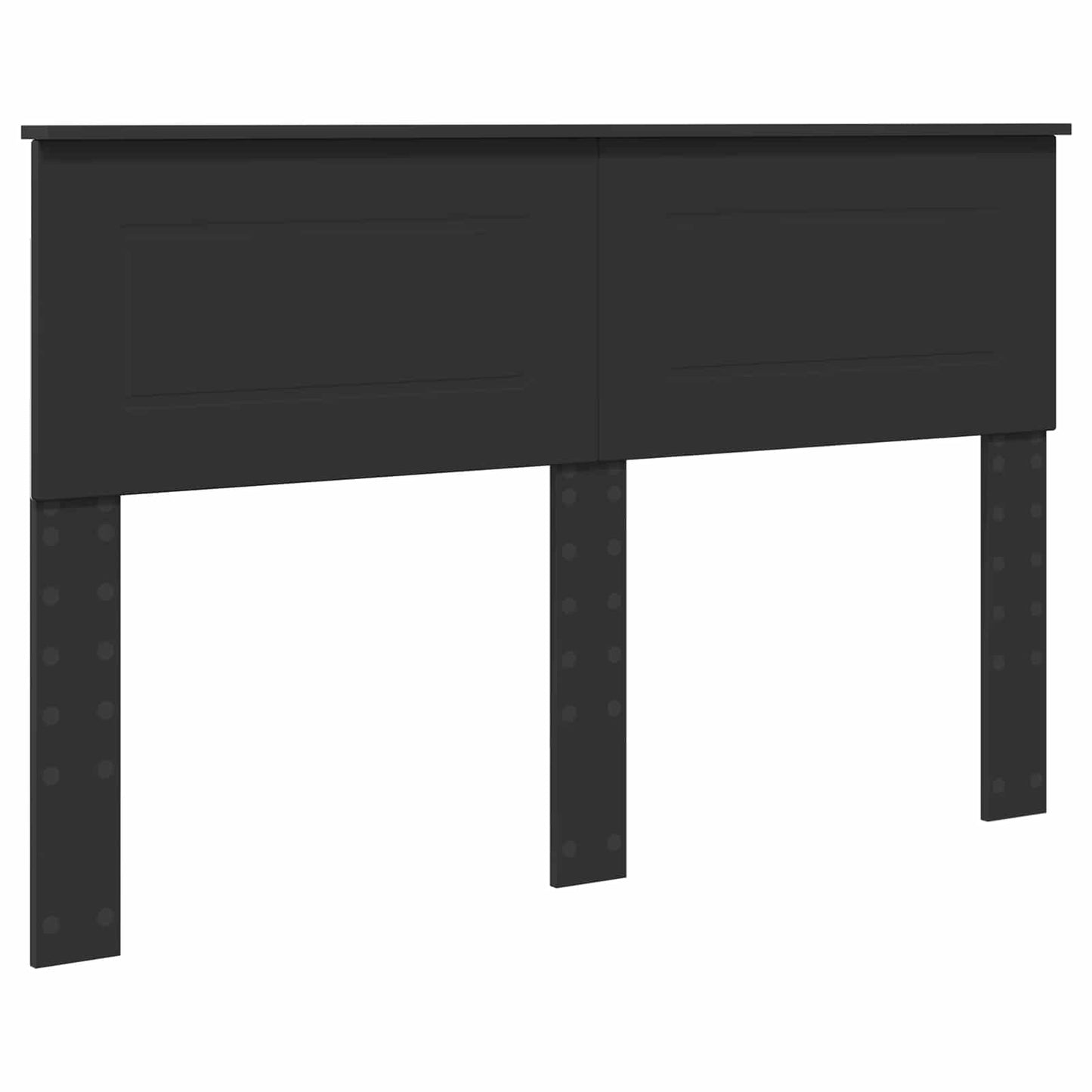 Struttura del letto Nero 150 x 200 cm Legno multistrato | homemem39