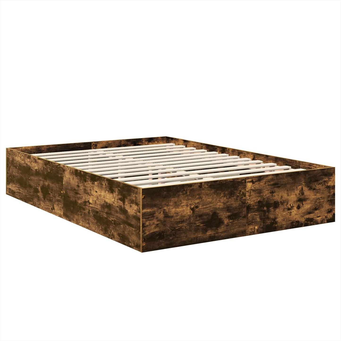 Struttura del letto Rovere fumé 150 x 200 cm Legno multistrato | homemem39