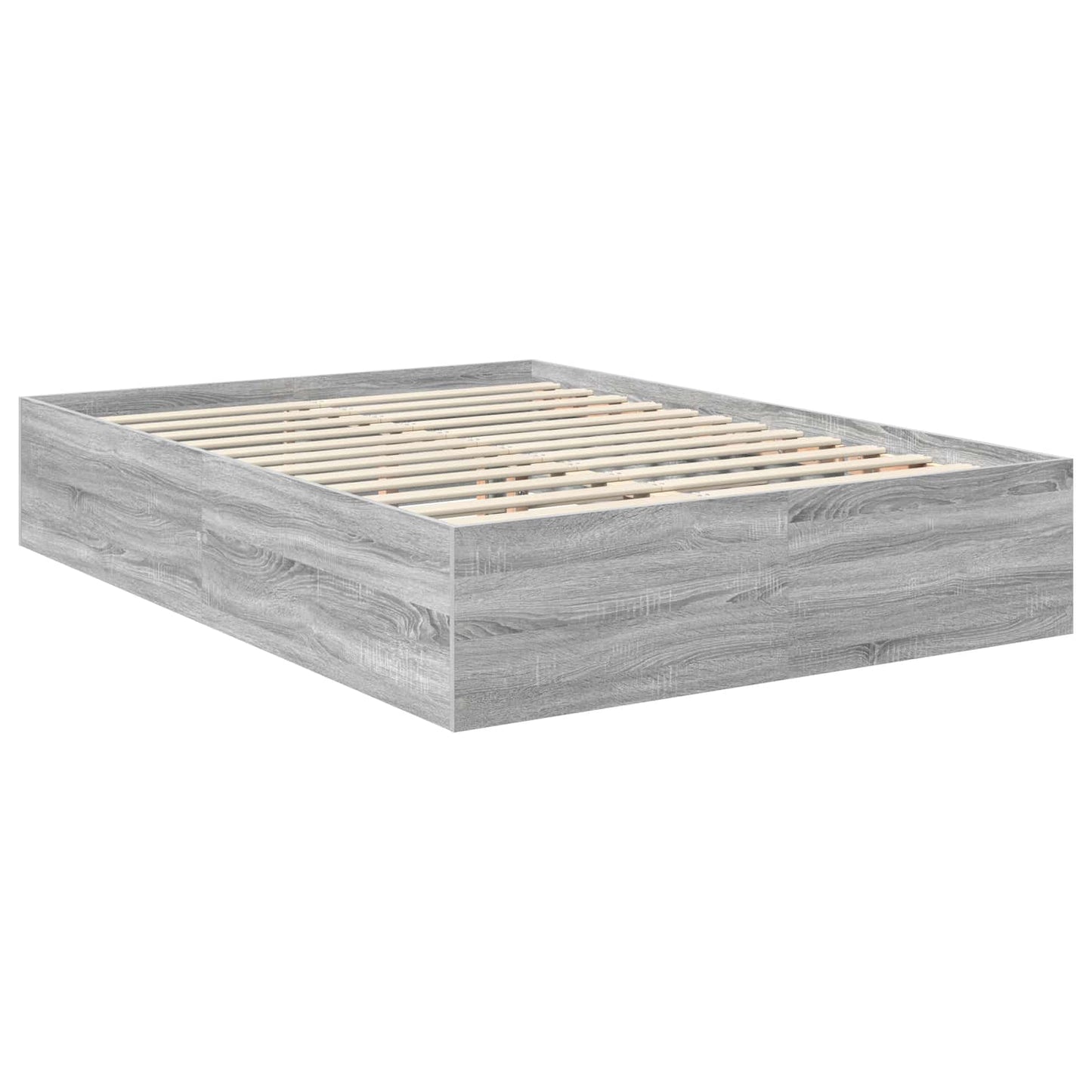 Struttura del letto con testiera Grigio Sonoma 150 x 200 cm