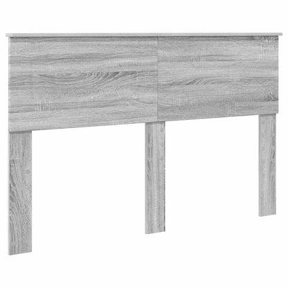 Struttura del letto con testiera Grigio Sonoma 150 x 200 cm