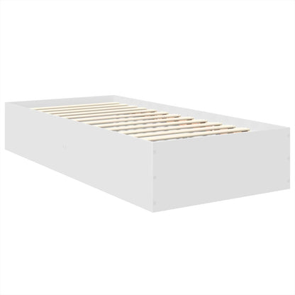 Struttura del letto Bianco 90 x 190 cm Legno multistrato