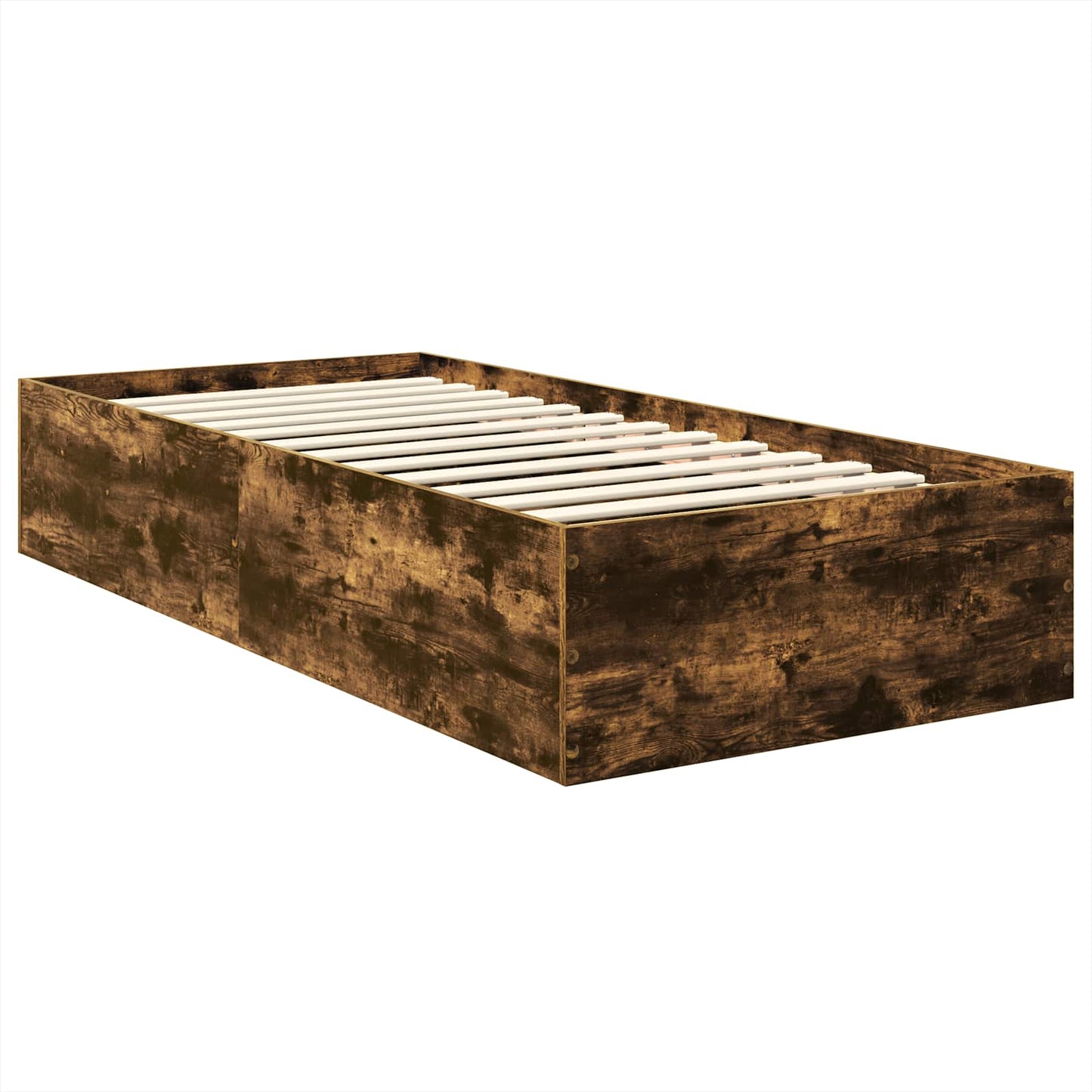 Struttura del letto Rovere fumé 90 x 200 cm Legno multistrato | homemem39