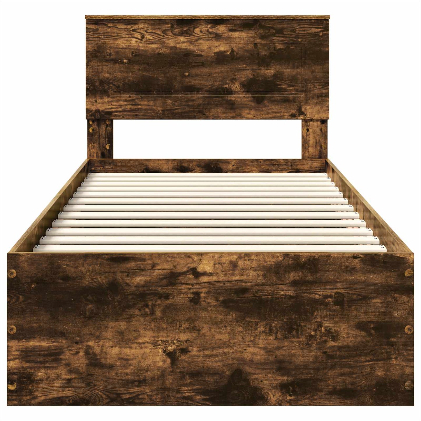 Struttura del letto Rovere fumé 75 x 190 cm Legno multistrato
