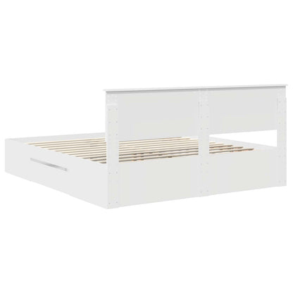Struttura del letto Bianco 200 x 200 cm Legno ingegnerizzato