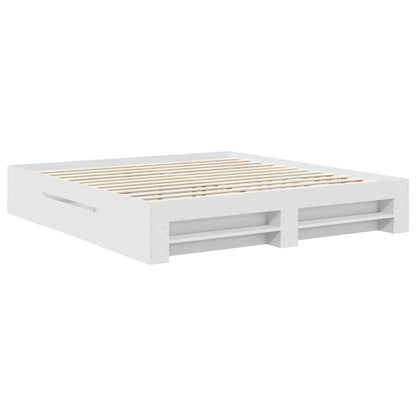 Struttura del letto Bianco 180 x 200 cm Legno multistrato