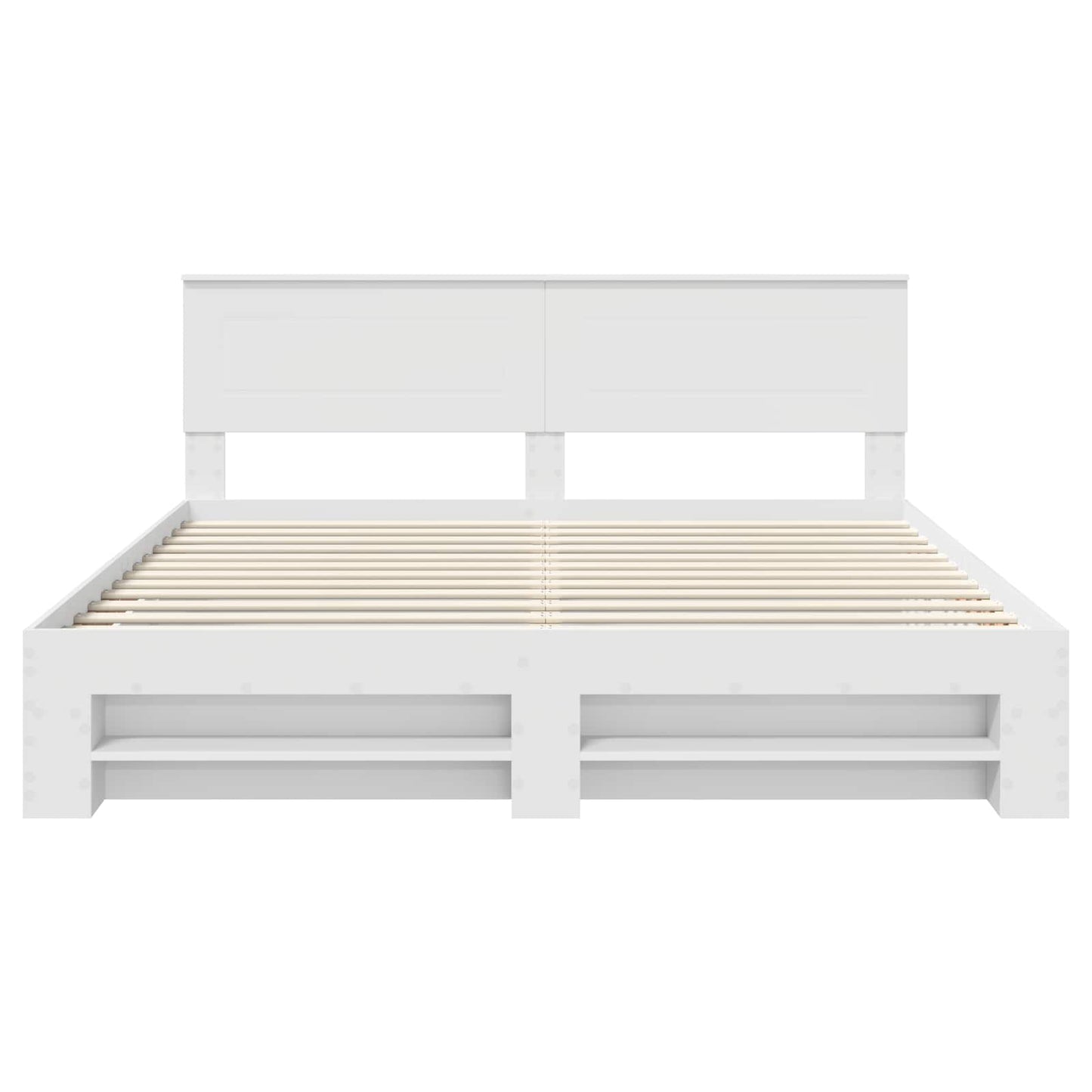 Struttura del letto Bianco 180 x 200 cm Legno multistrato