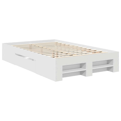 Struttura del letto Bianco 137 x 203 cm Legno multistrato