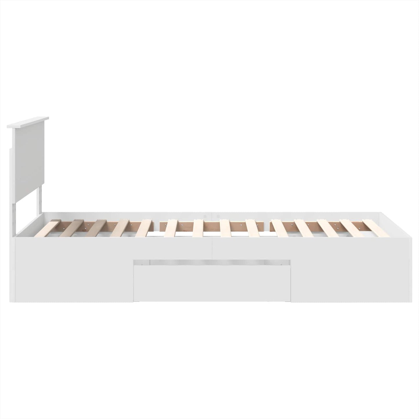 Struttura del letto Bianco 80 x 200 cm Legno multistrato